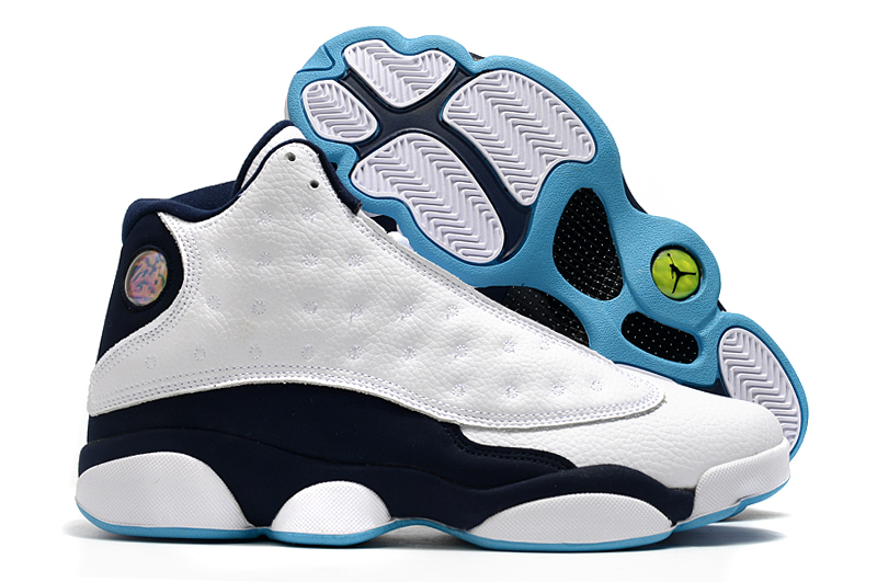 Air Jordan 13 White Jade Blue